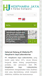 Mobile Screenshot of hexpharmjaya.com